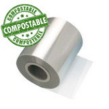 Picture of Cellophane Roll 250 mm width Cellulose bio degradable 